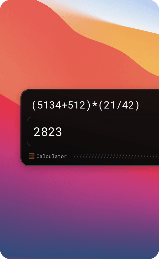 🔢 Calculator