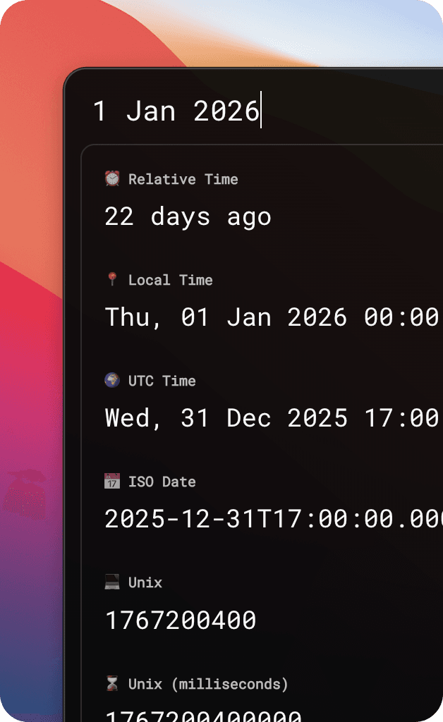 📅 Date Time Converter